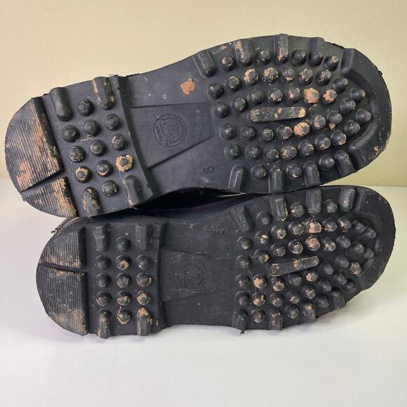 Sorel Caribou Waterproof Lined Winter Boots Men's Size 9 Brown Leather Rubber - Picture 7 of 13